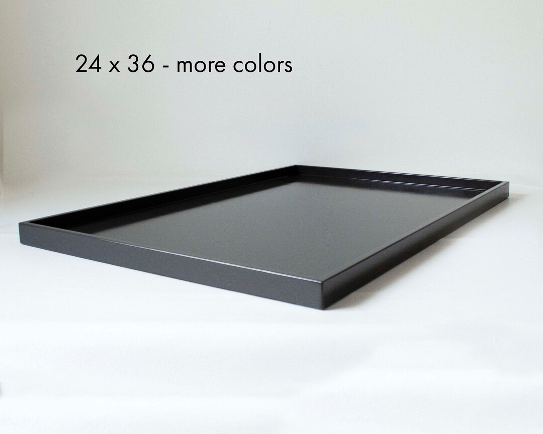 24 X 36 Extra Large Rectangle Shallow Tray Oversized Coffee Table