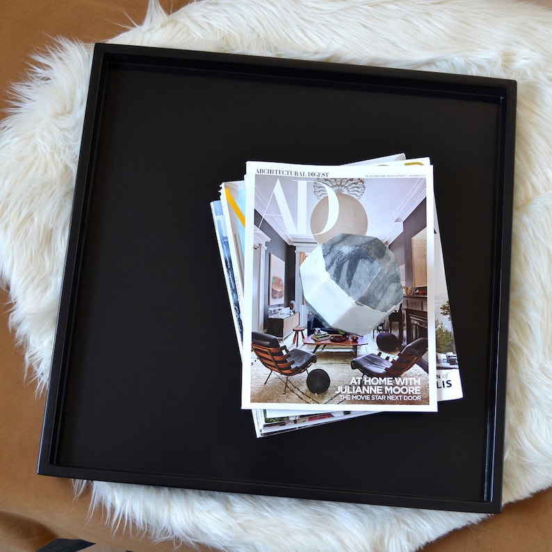 28 X 28 Oversized Ottoman Tray Extra Large Square Modern Etsy Canada