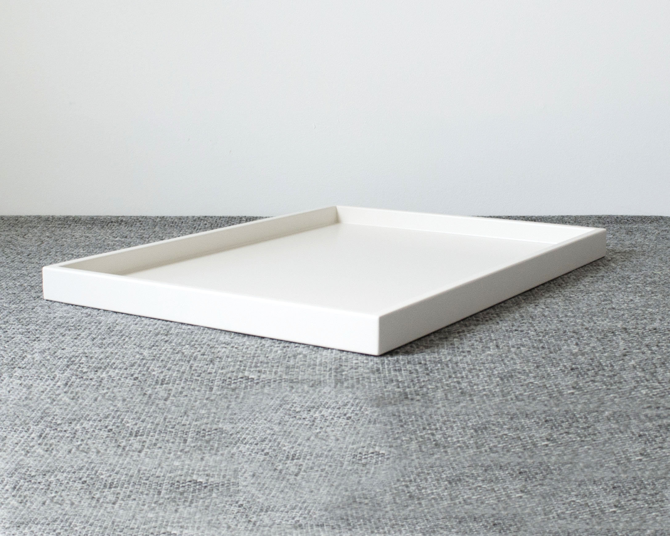 24 x 17 Large Ottoman Tray Shallow Rectangle Modern Coffee Etsy