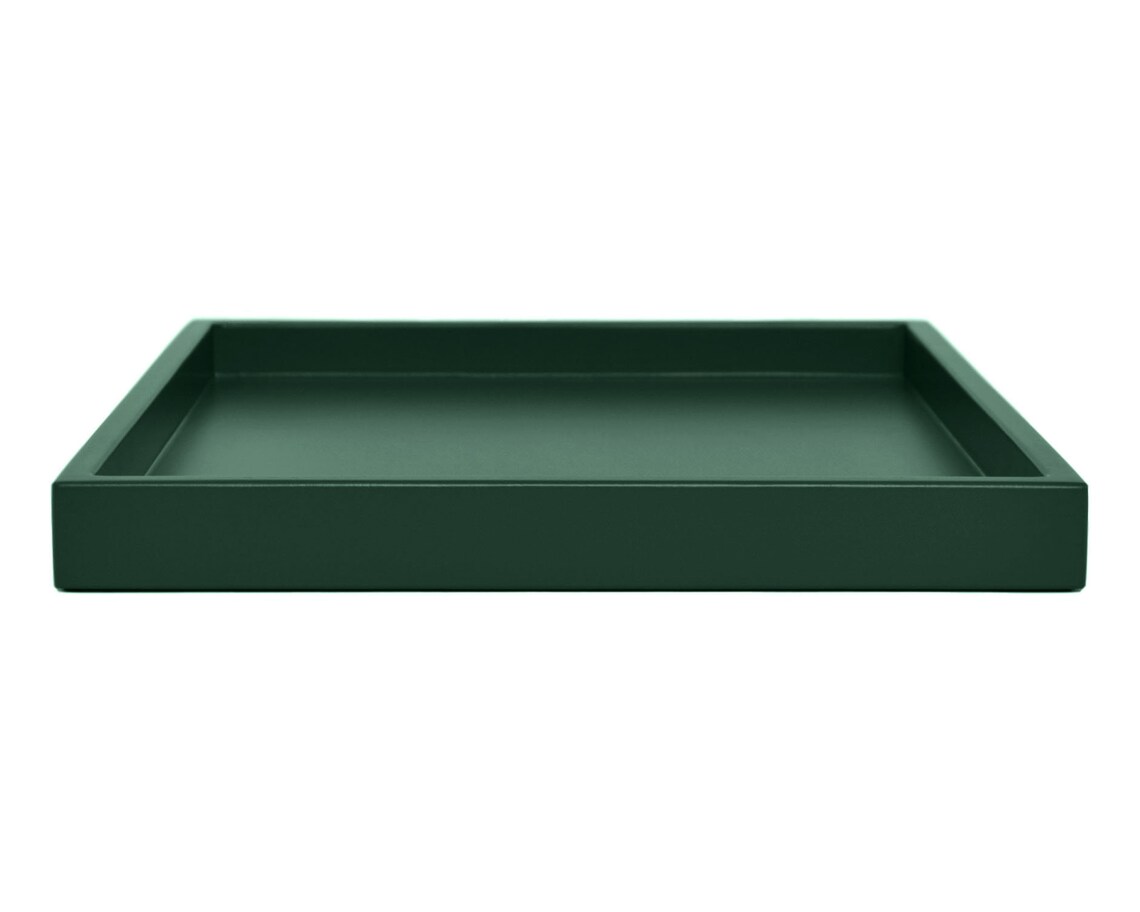 Dark Green Ottoman Tray for Coffee Table Modern Small to Etsy