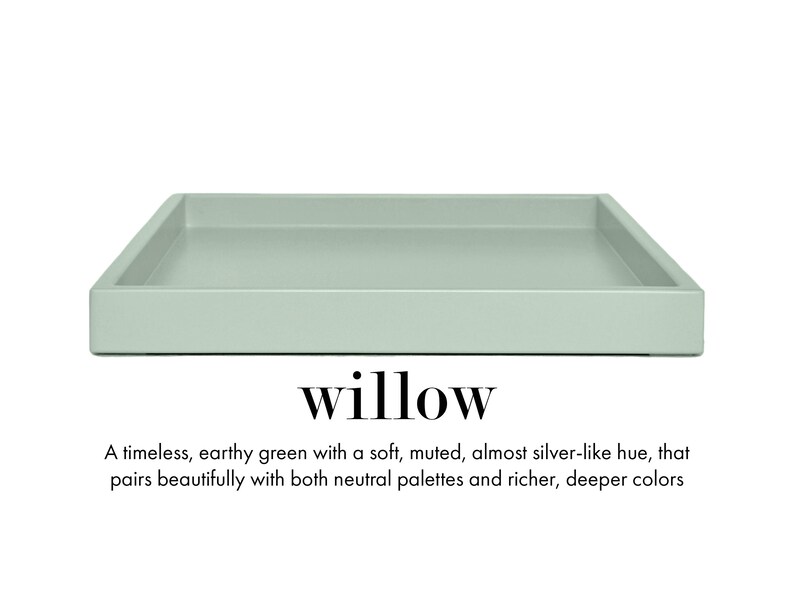 Bandeja otomana cuadrada grande de 24 x 24 pulgadas: Decoración para mesa de centro Willow