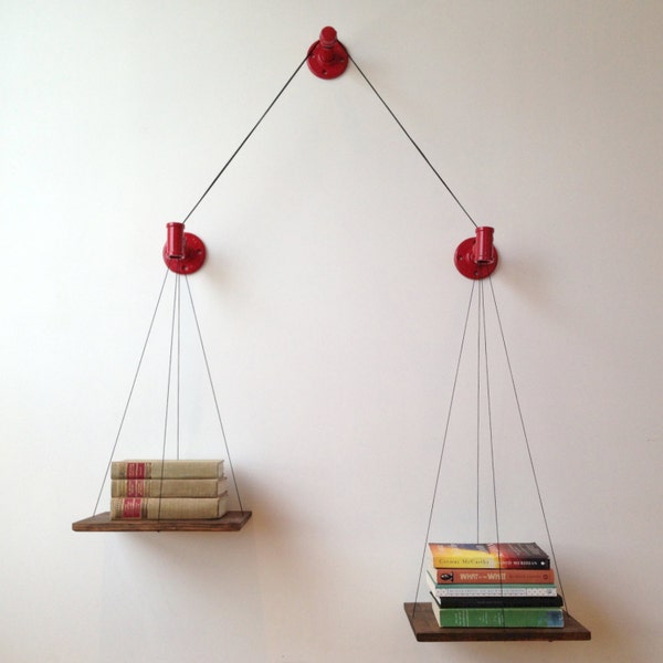 Red Balance Bookshelf