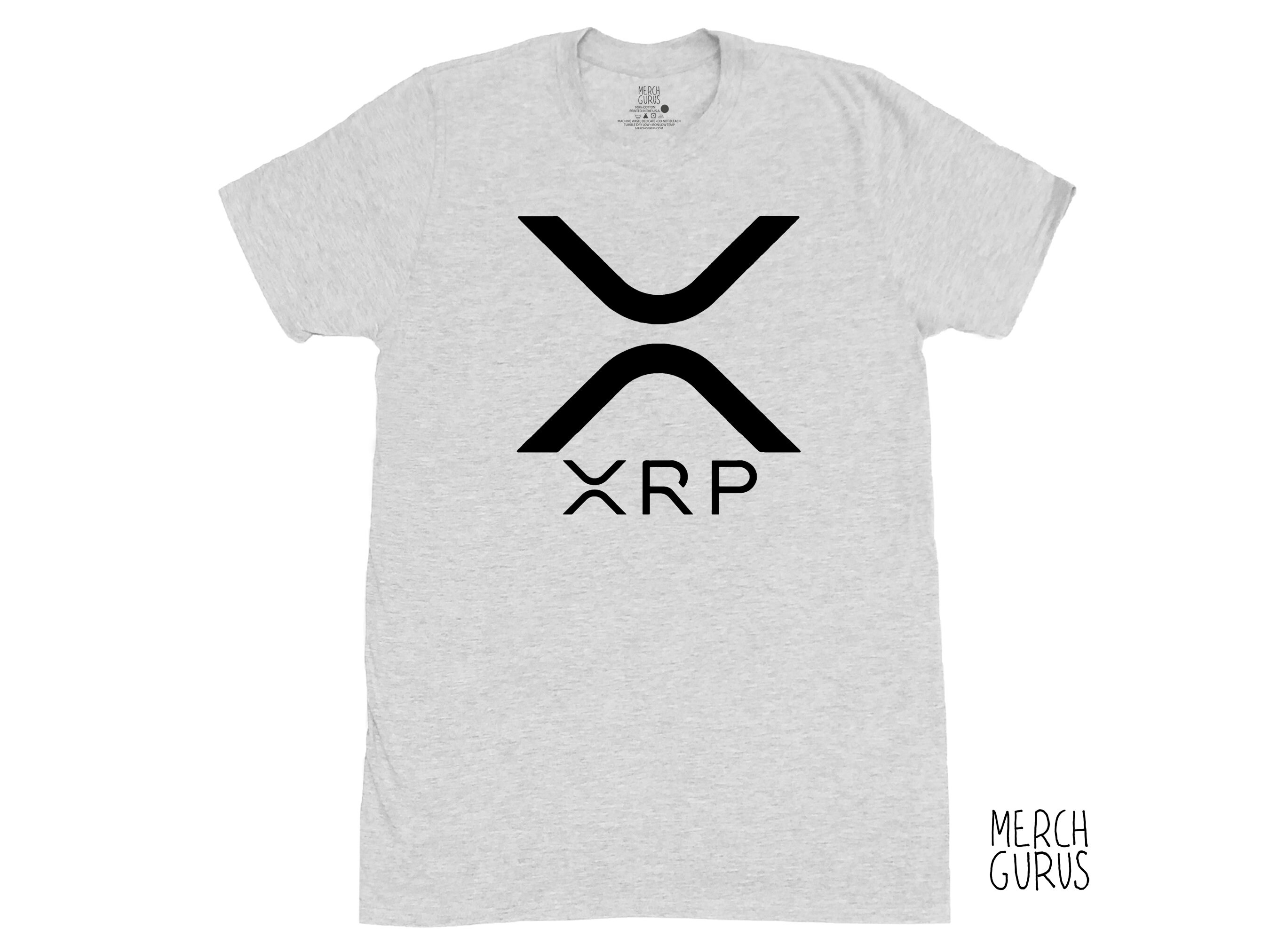 White Logo XRP Ripple Short-Sleeve Unisex T-Shirt