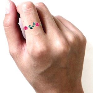 Finger tattoo ring Etsy M xico