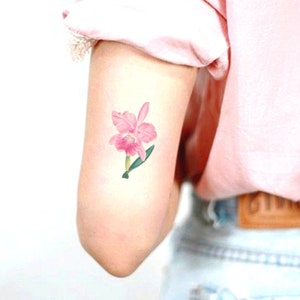 Ensemble De 2 Tatouages Temporaires Gentiens Symbole De Etsy