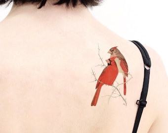Cardinal Tattoo Etsy
