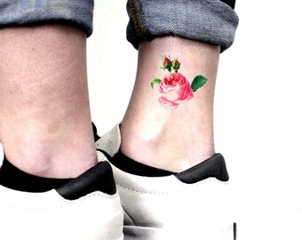 Mauve Tatouage Temporaire Symbole De Calme Et Damour Etsy Canada