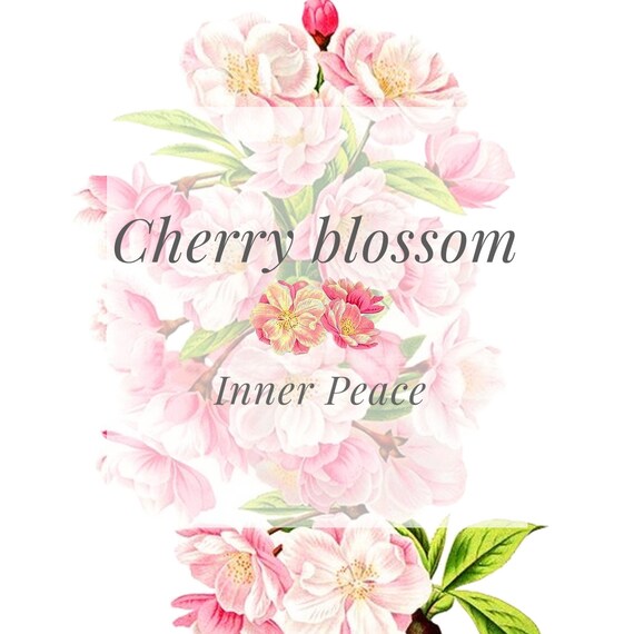 Tatouage Temporaire Fleur De Cerisier Symbole De La Paix Intérieure De Cadeau Pour Les Amoureux De La Nature Zen Accro Parlent La Langue De Fleurs