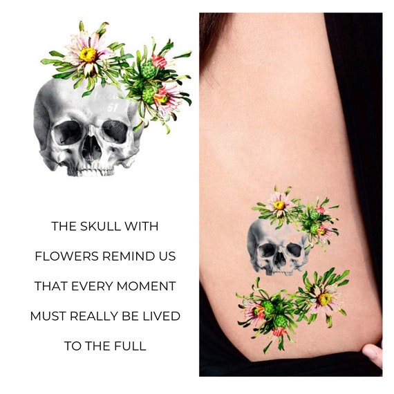 Aggregate more than 238 skull temporary tattoos