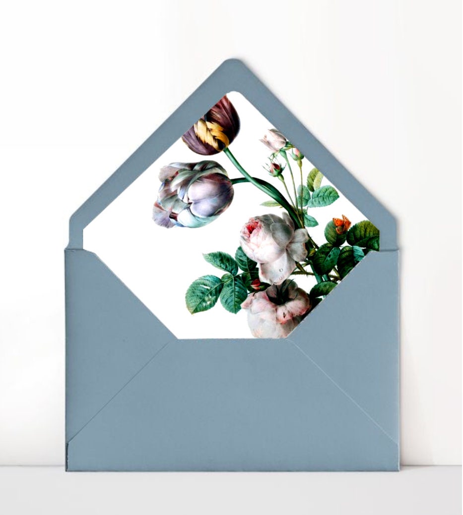 Printable Envelope Liner Template A1 A2 A7 Digital File Etsy UK