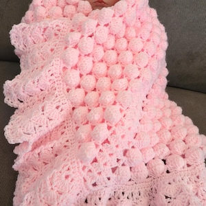 No 121 Baby Pops and Shells Shawl CROCHET Pattern