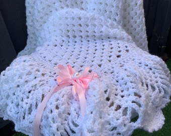 No 109 Baby Arvia Shawl Crochet Pattern