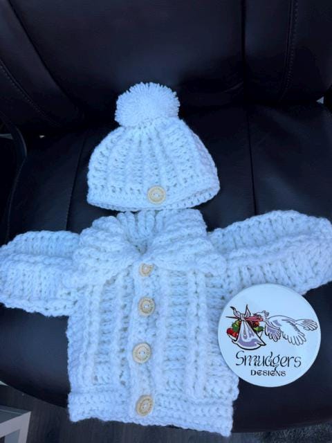 Baby Chunky Cardigan Crochet Pattern