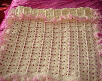 Crochet Windowpane Baby Blanket Pattern - Etsy