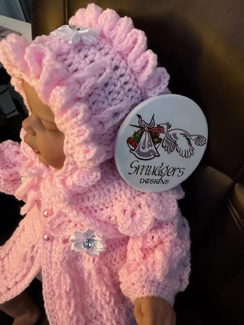 232026 Baby Ruby Matinee Outfit CROCHET Pattern - Etsy UK