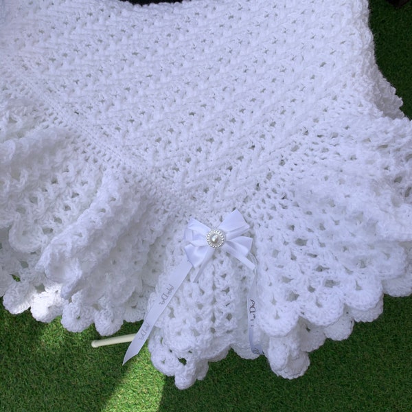 No 107 Truly Scrumptious Baby CROCHET Shawl Pattern