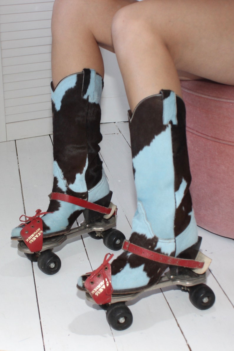 Vintage 1970s Metal Roller Skates Etsy