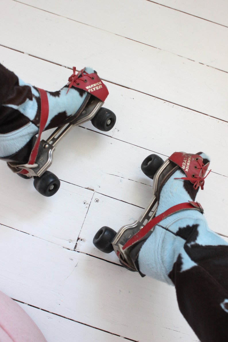 Vintage 1970s Metal Roller Skates Etsy
