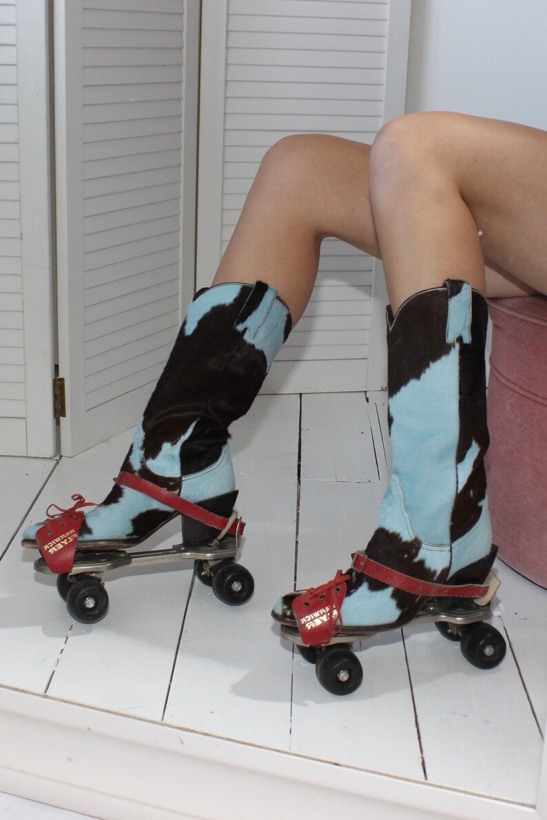 Vintage 1970s Metal Roller Skates Etsy