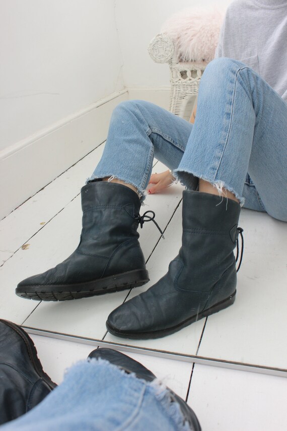 80s ankle boots