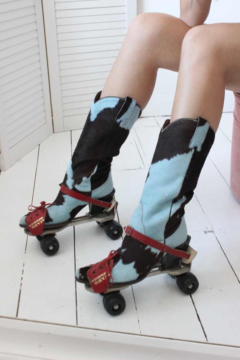 Vintage 1970s Metal Roller Skates Etsy