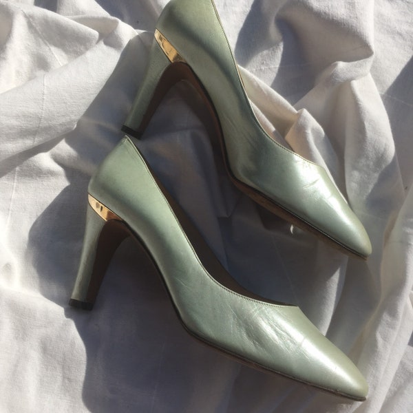 Mint Green Shoes Etsy