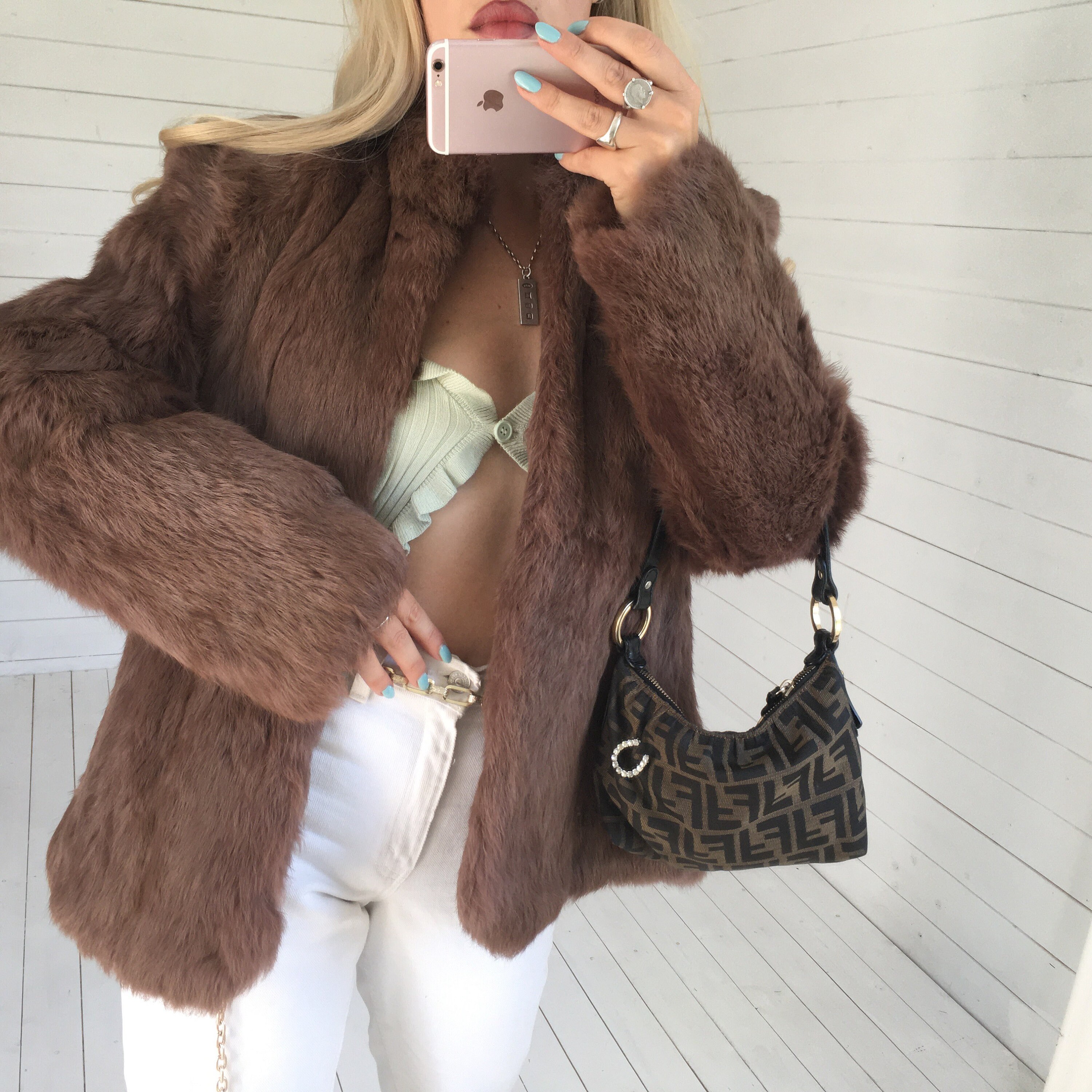 coney fur jacket for sale