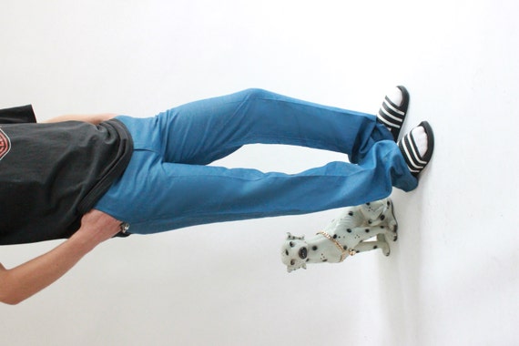 Vintage 70s Deadstock Blue Flares
