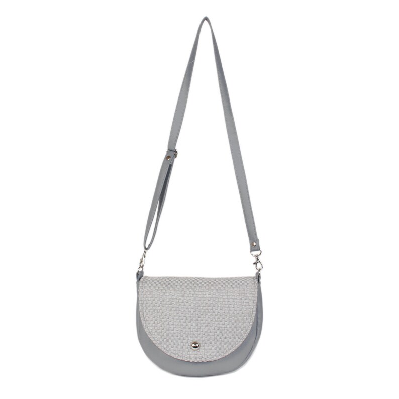 faux leather sling bag