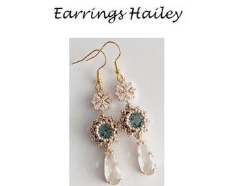 Beading Pattern Earrings Hailey (English & Dutch)