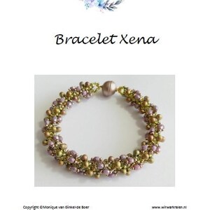 Beading Pattern Bracelet Xena (English & Dutch)