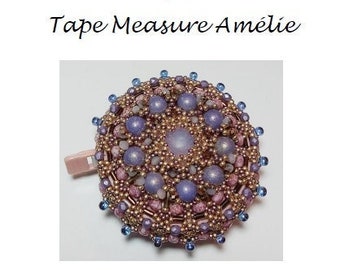 Beading Pattern Tape Measure Amélie (English & Dutch)