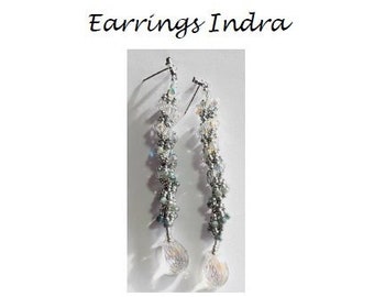 Beading Pattern Earrings Indra (English & Dutch)