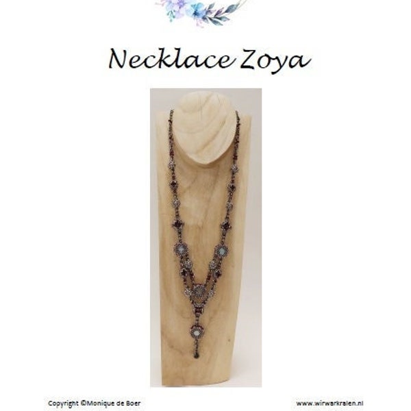 Beading Pattern Necklace Zoya PDF (English)