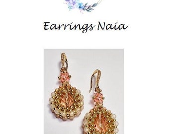 Beading Pattern Earrings Naia (English & Dutch)