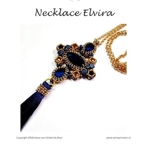 Beading Pattern Necklace Elvira (English & Dutch)