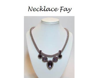 Beading Pattern Necklace Fay PDF (English)