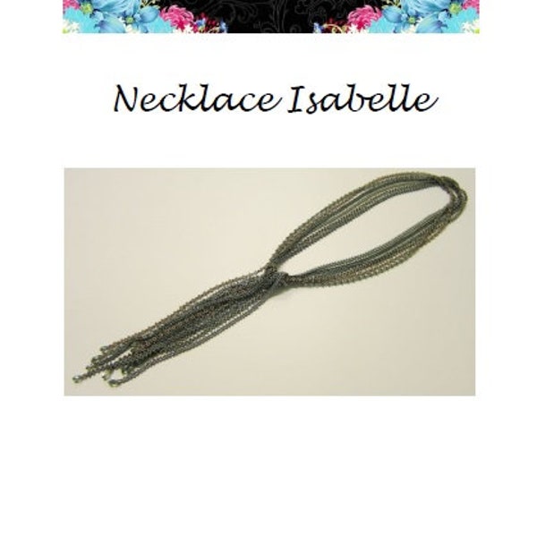 Beading Pattern Necklace Isabelle PDF (English)