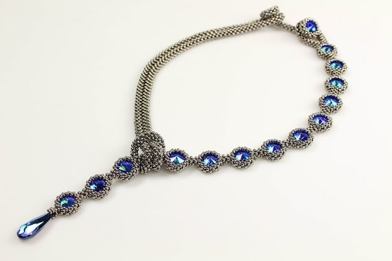 Beading Pattern Necklace Angelique PDF english Etsy