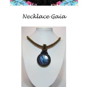 Beading Pattern Necklace Gaia PDF (English)