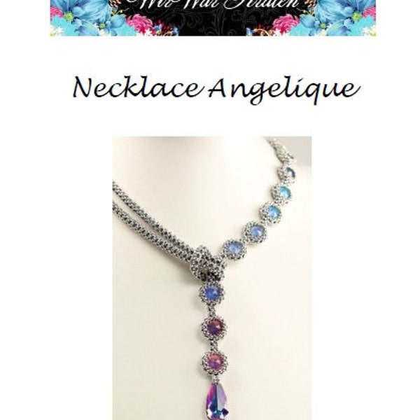 Collier Motif Perles Angélique PDF (Anglais)