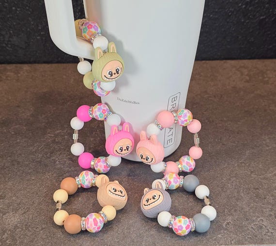 Stanley Cup Charms BUBU Inspired LAFUFU - Brumate, Owala Tumblers Water Bottles Handle Charms, Backpack Bag Charm, Gifts For Her, KeyChain