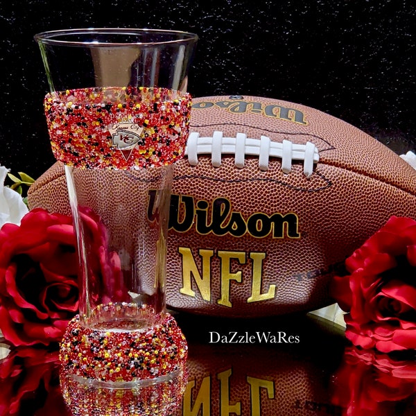 Kansas City Chiefs Pint Glasses Etsy