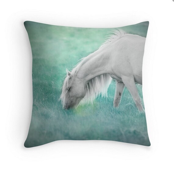 Equine home decor horse photo pillow horse pillow cover Etsy