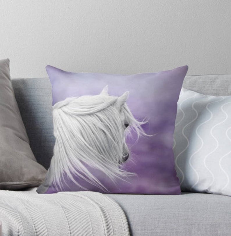 Pillow Cover Horse Photo Pillow Cushion Cover Horse Pillow Etsy