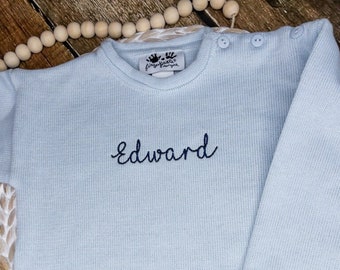 Personalized Rollneck Sweater - Roll Neck Sweater Kids - Baby Sweater Personalized - Monogrammed Childs Sweater - Gabby Girl Designs