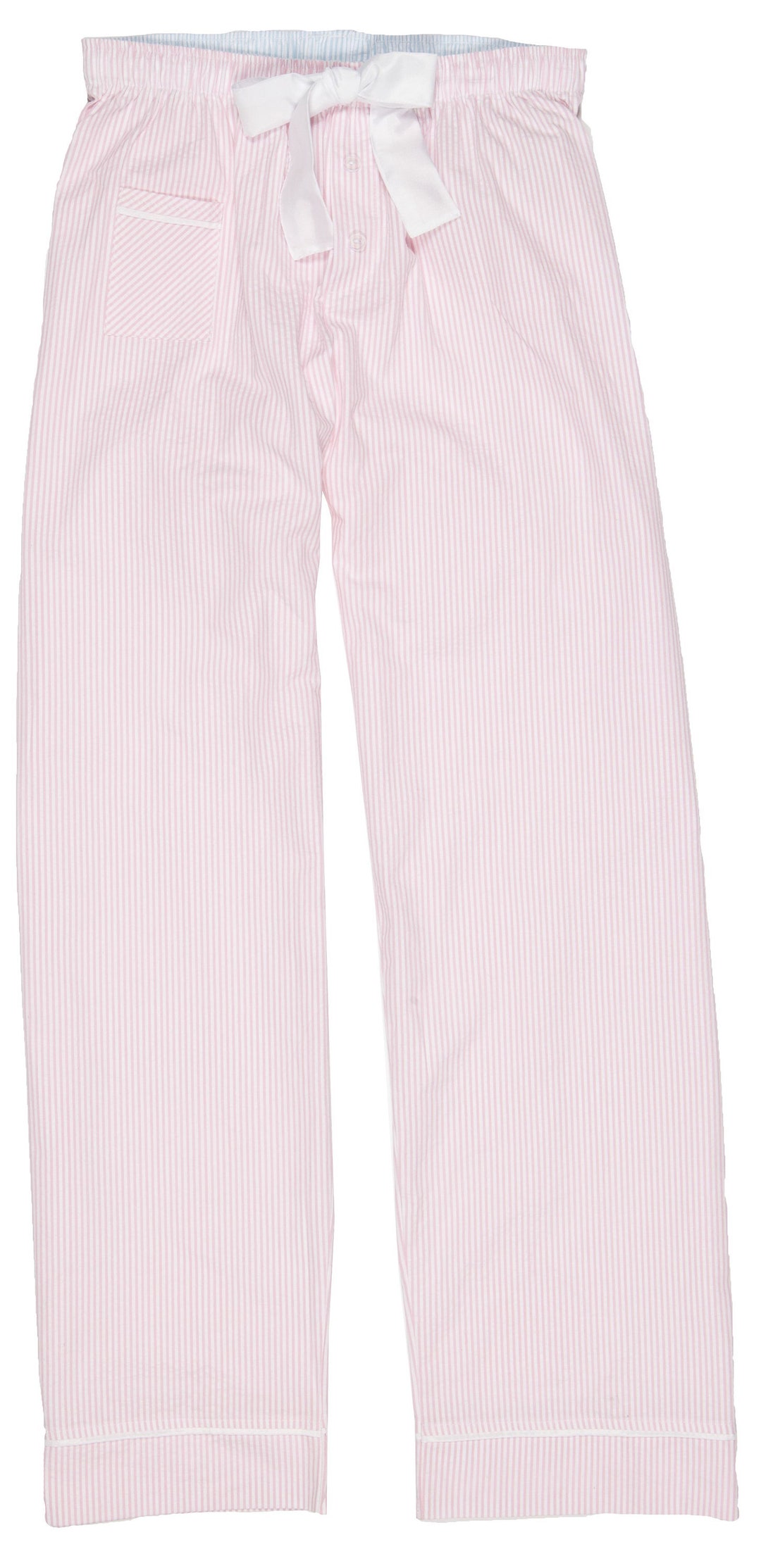 Pink Seersucker Pajama Pants Monogrammed Pajama Pants - Etsy