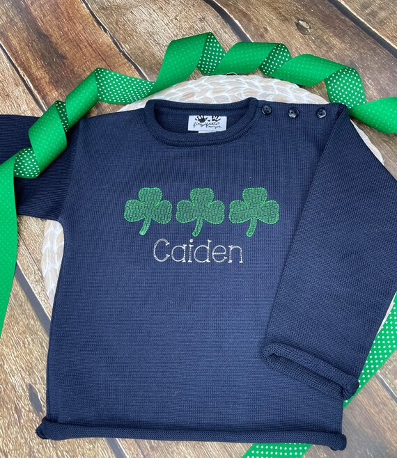Baby shamrock sweater clearance