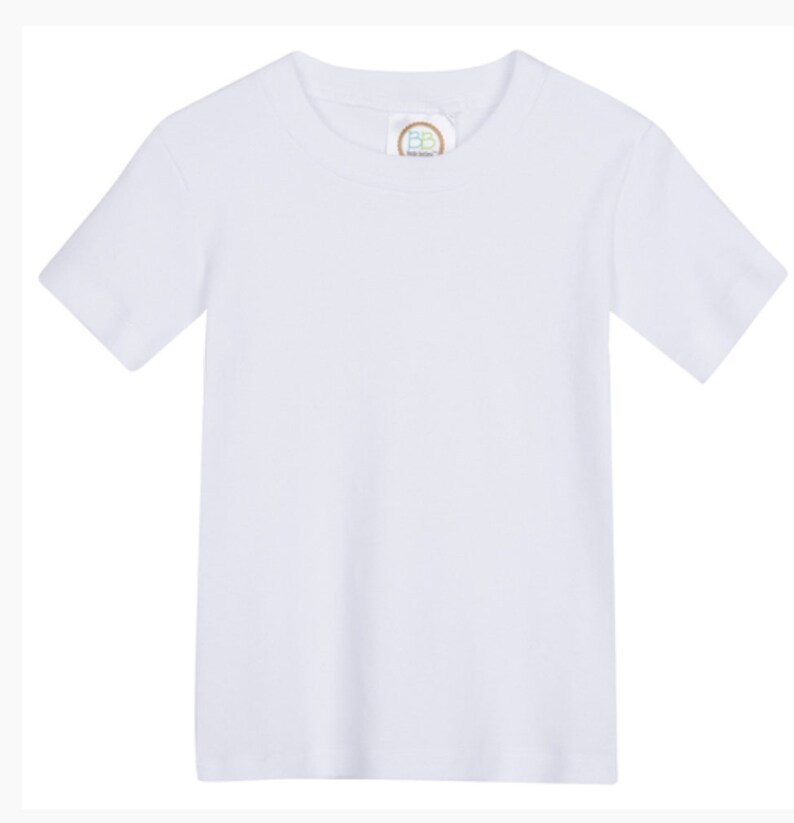 May include: A plain white short-sleeved t-shirt. The shirt has a crew neck and a tag at the back of the neck. The fabric appears to be a soft, lightweight material. This basic tee is suitable for various casual outfits.