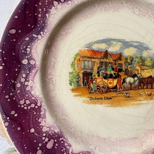Gray's Pottery "Dickens dagar" Samlartallrik 23 cm